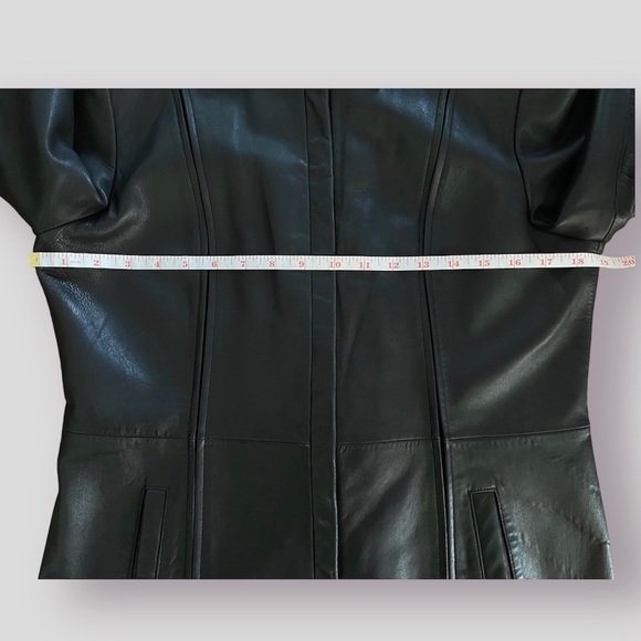 SOLD Black Vintage Danier Leather Jacket - Picture 12 of 16